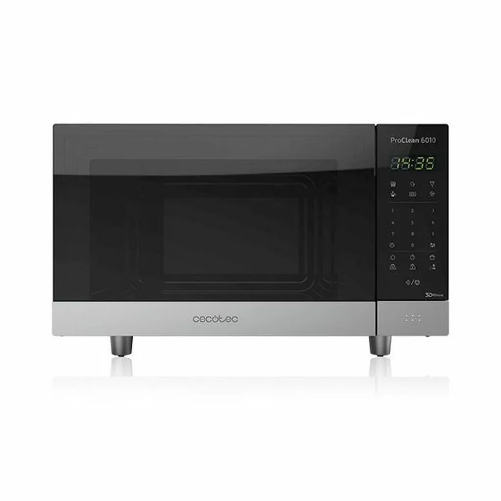 Cuisiner et Griller avec le Micro-ondes Cecotec ProClean 6110 23L Inox