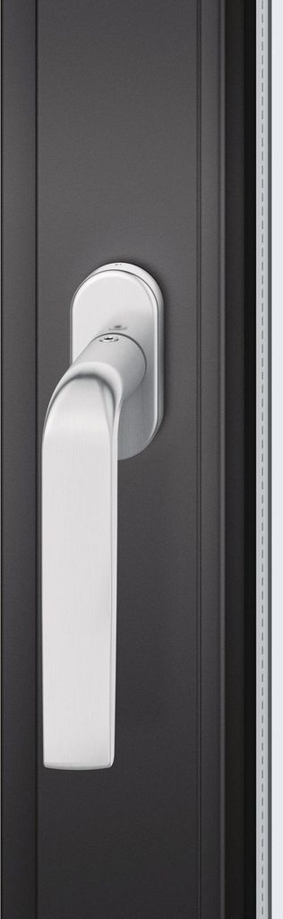 FSB Fenstergriff ovale Ros. 7mm Stift. 10mm Nocken Stiftüberstand 24-38mm Edelstahl fein matt