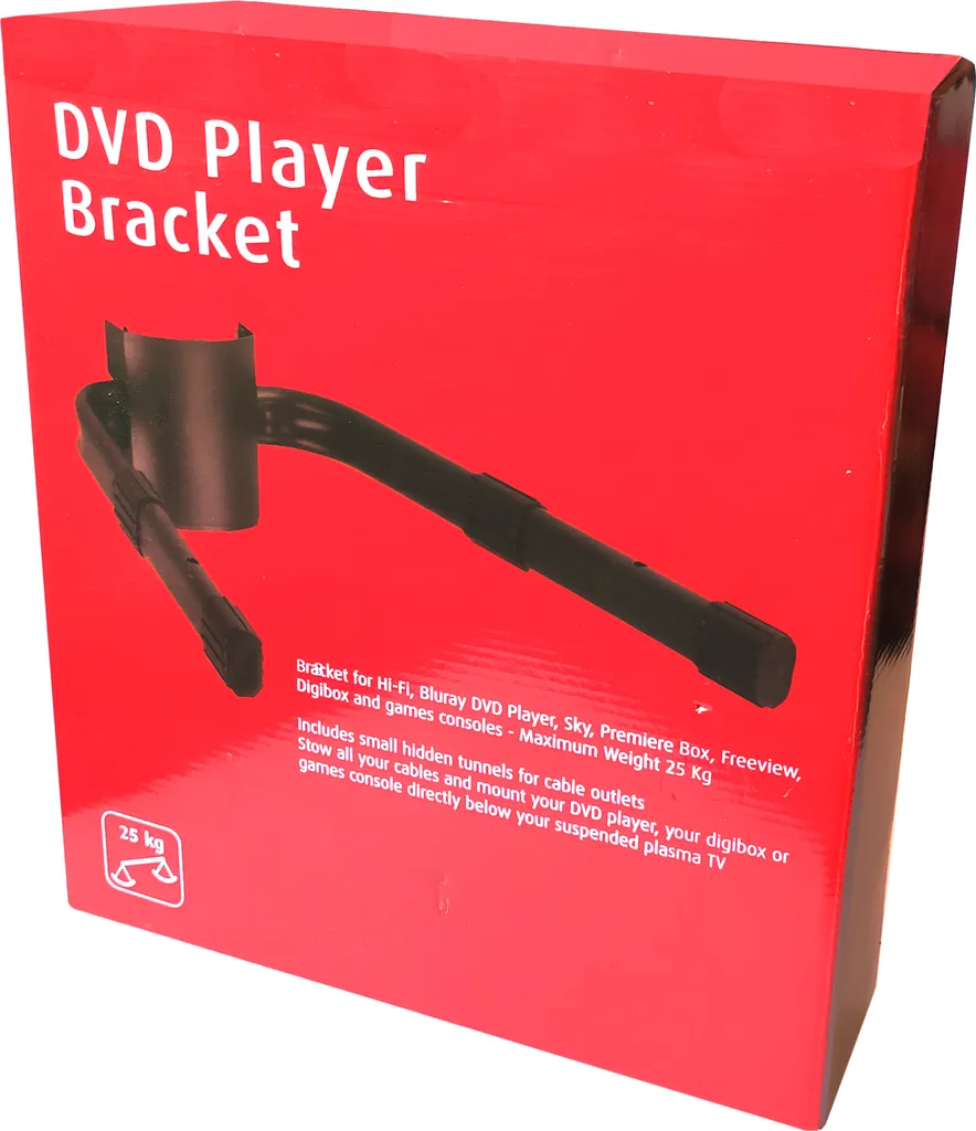 Étagère Murale pour Lecteur Vidéo et DVD - Support Universel S/CONN Max