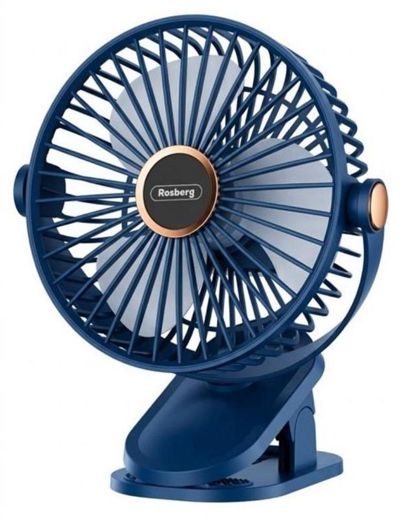 Mini ventilátor Rosberg R51760R s USB Type-C, 5 W, 14 cm, Obrázek produktu 