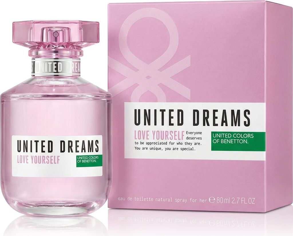 Benetton United Dreams Love Yourself EDT 80 ml W Obrázek produktu 