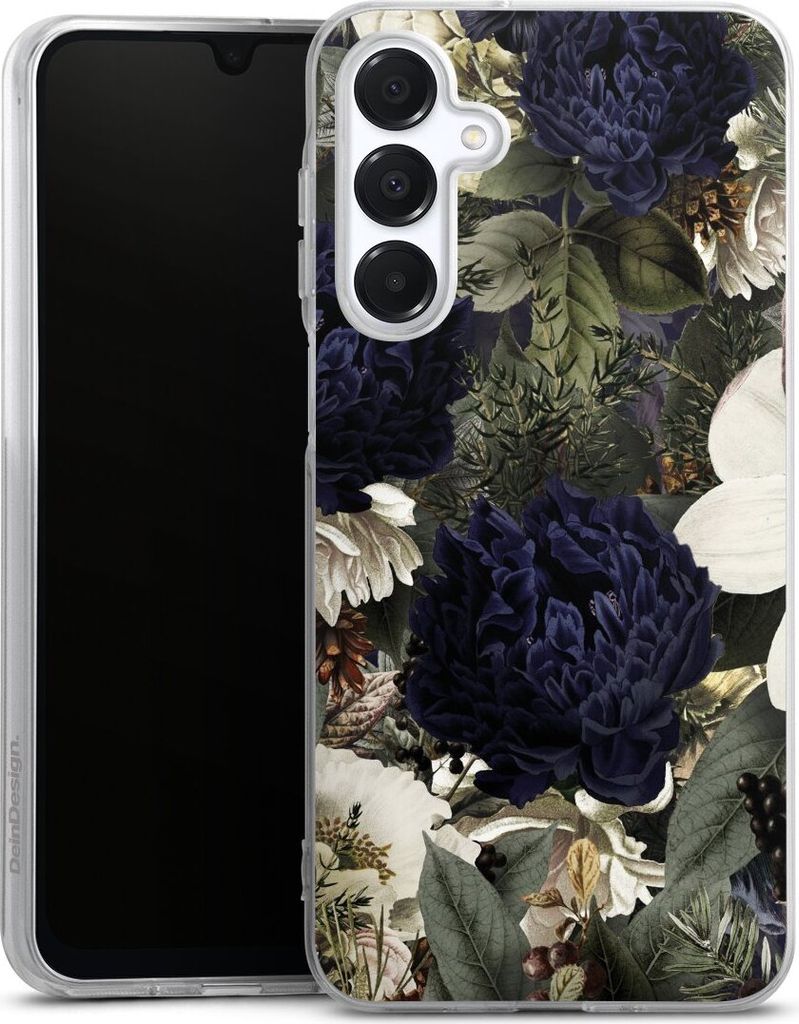 DeinDesign Handyhülle für Samsung Galaxy A16 4G Silikon Hülle Case Smartphone Schutzhülle Blumen Utart Vintage