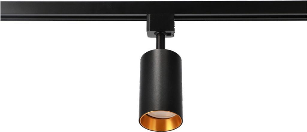 Projecteur pour système de rail NALGA Tc Black Gold GU10 Image du produit 