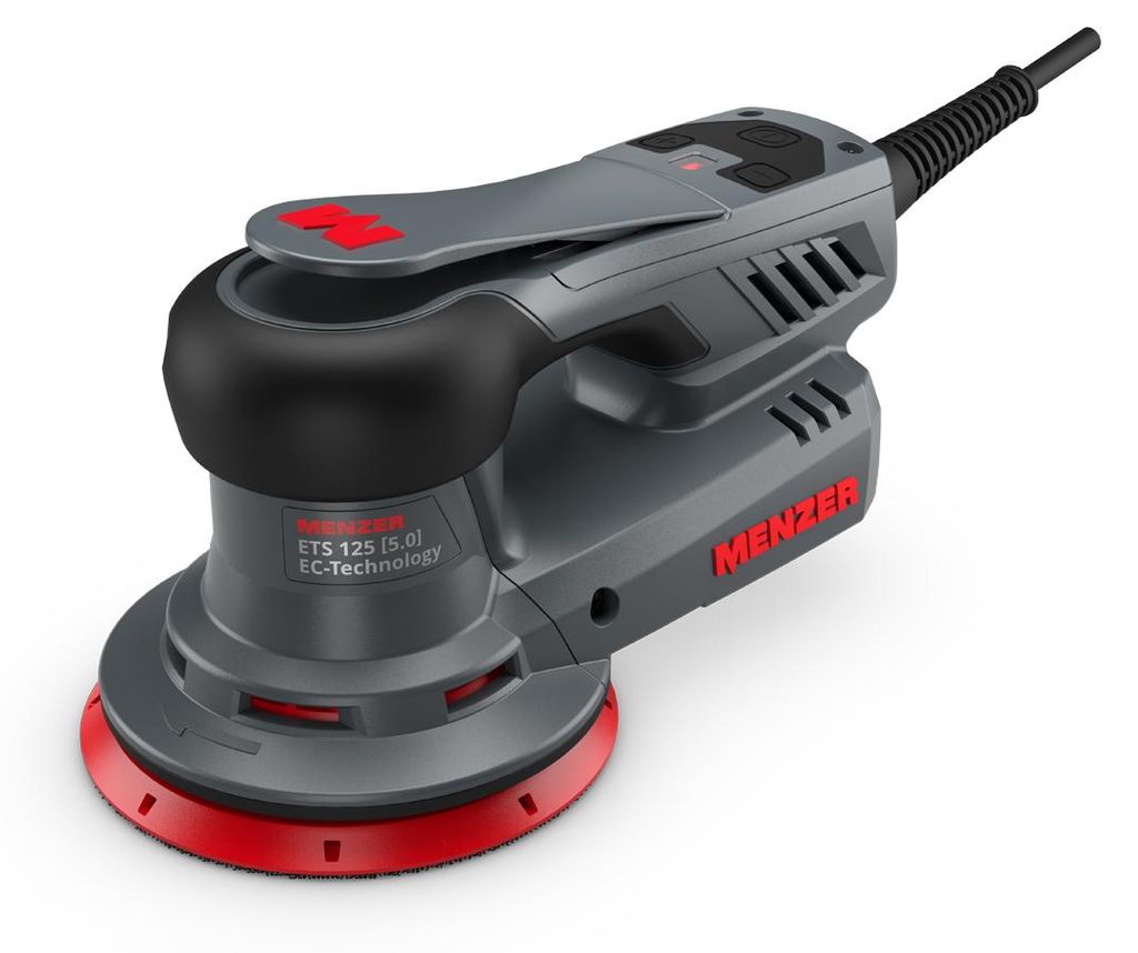MENZER Exzenterschleifer ETS 125 5.0 für Grob- und Zwischenschliff inkl. Ultranet-Schleifscheiben-Set