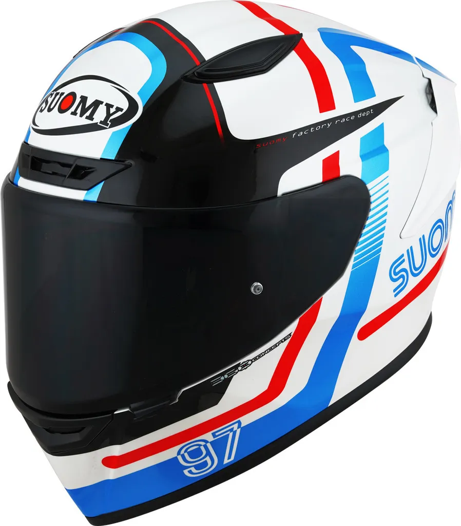 Casque moto sport Suomy Track-1 Ninety Seven pour circuit et route - XL