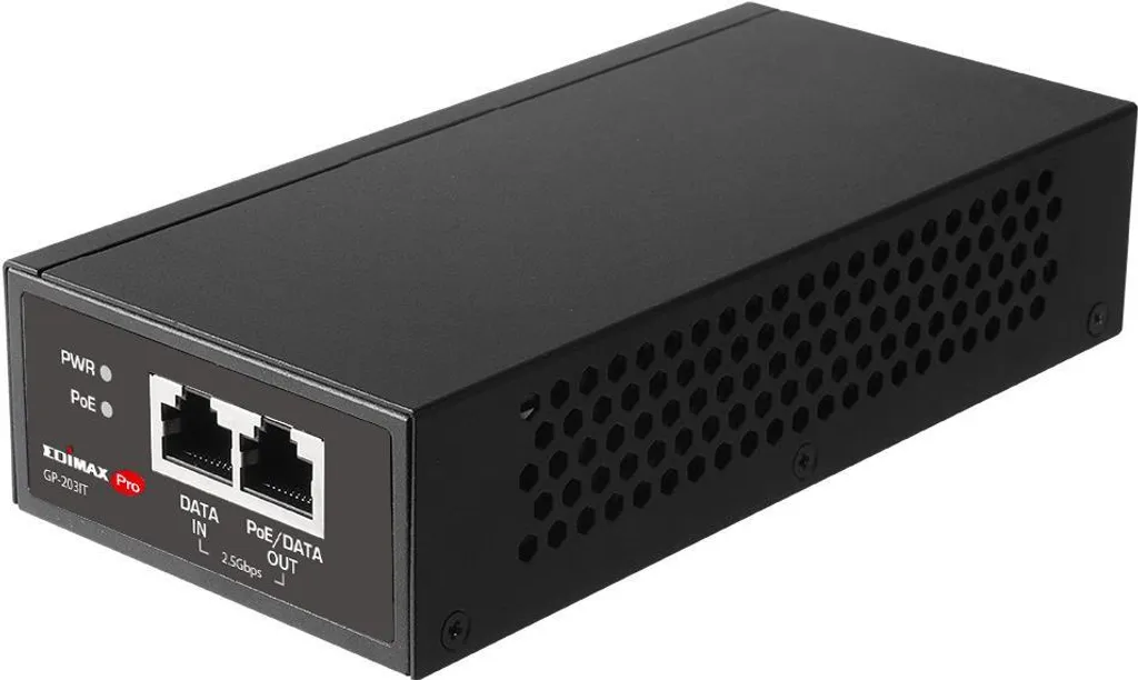 Injecteur PoE++ Edimax GP-203IT : 90W et 2.5G pour caméras PTZ
