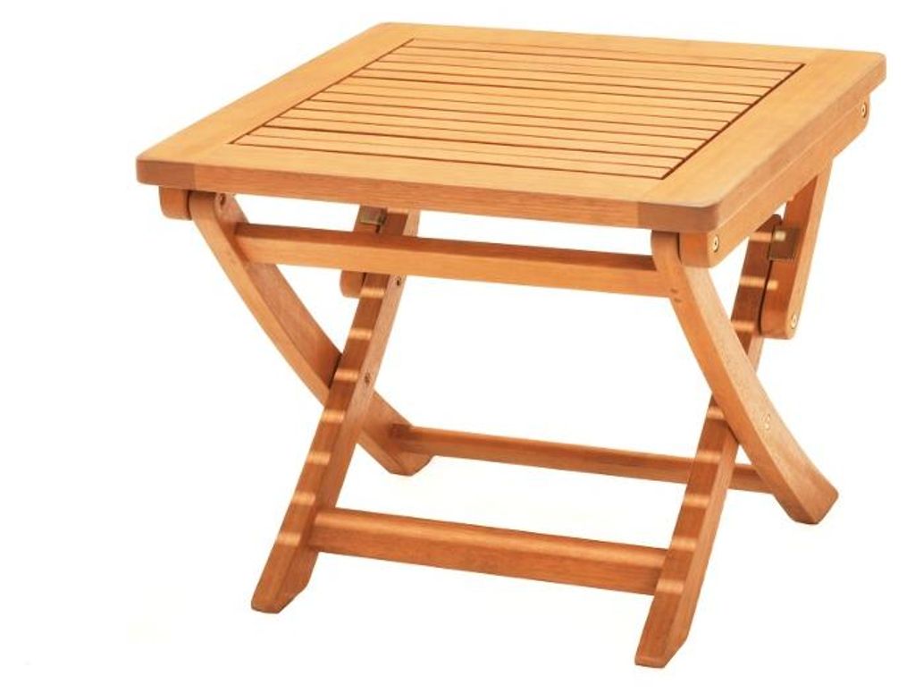 ORLANDO Beistelltisch Gartentisch Garden Gartentisch Balkontisch Wetterfest 50,9 x 50,9 x 42,45 cm 75kg Belastbarkeit Balkon Garten Terrasse Tisch