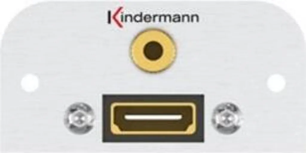 Prise HDMI encastrable Kindermann 7441000589 pour salle de réunion