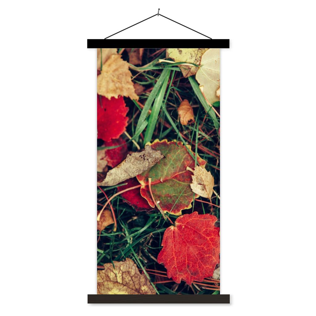 MuchoWow® Textilposter Blätter - November - Herbst - Natur Produktbild 