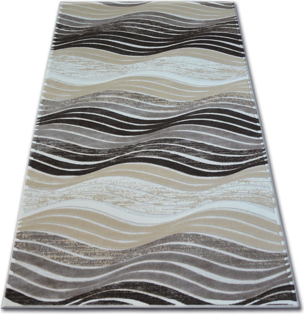 Teppich ACRYL YAZZ 1760 Braun/dunkelbeige braun 80x150 cm
