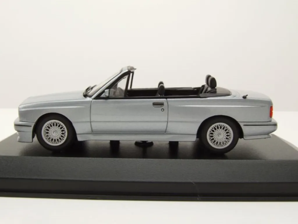 BMW M3 E30 Cabriolet Argent 1988 Maxichamps 1:43 Finition Haute Qualité