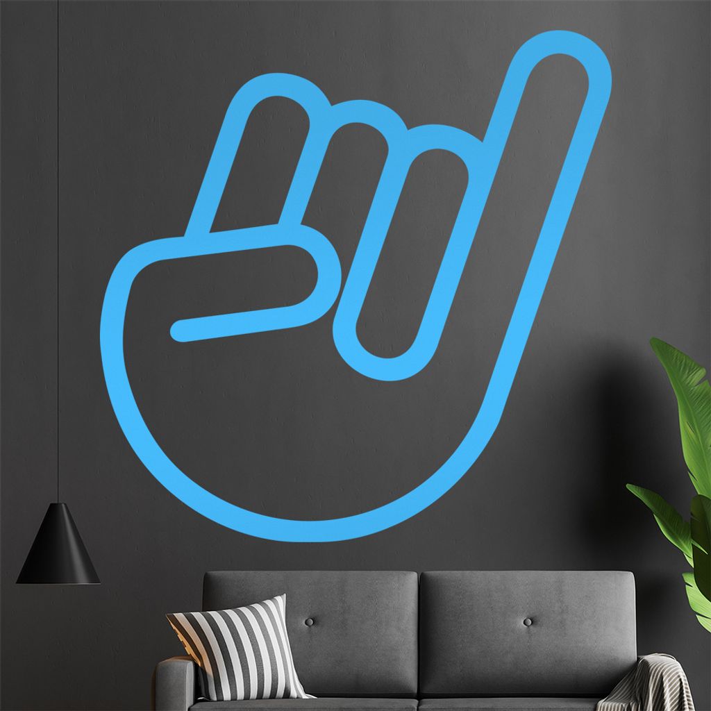KIWISTAR Shocker Hand - French Tickler Kondom Wandtattoo in 6 Größen - Wandaufkleber Wall Sticker - Dekoration, Küche, Wohnzimmer, Schlafzimmer,...