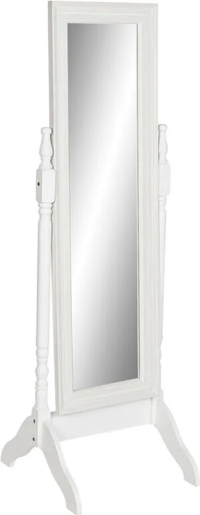 Grand miroir psyché sur pied blanc 157 cm - Miroir d'habillage design