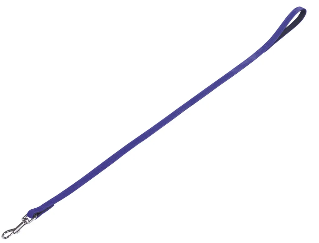 Guinzaglio Nobby Velours in Pelle Viola - Il Regalo Ideale per il tuo Cane