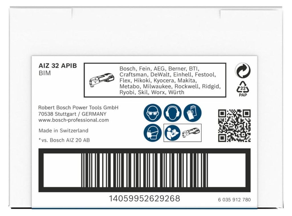 PRO AIZ 32 APIB Blatt für Multifunktionswerkzeuge, 32 x 50 Produktbild 