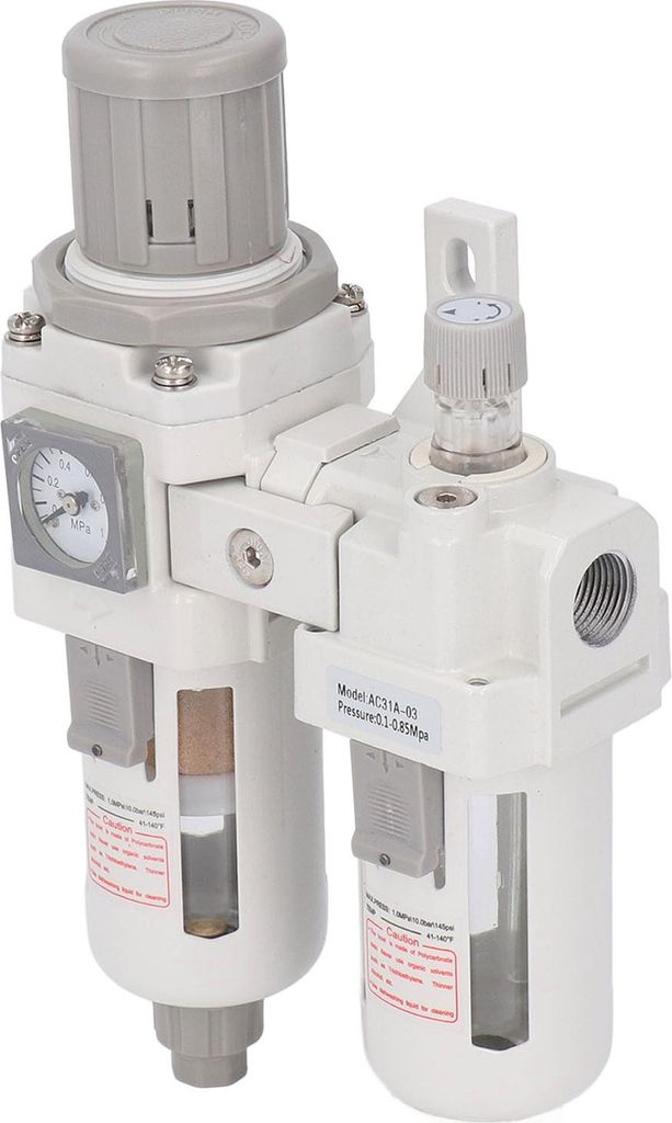 Luftdruckregler öl-Wasser-Abscheider Filter G3/8in Trocknungssystem Steuerventil