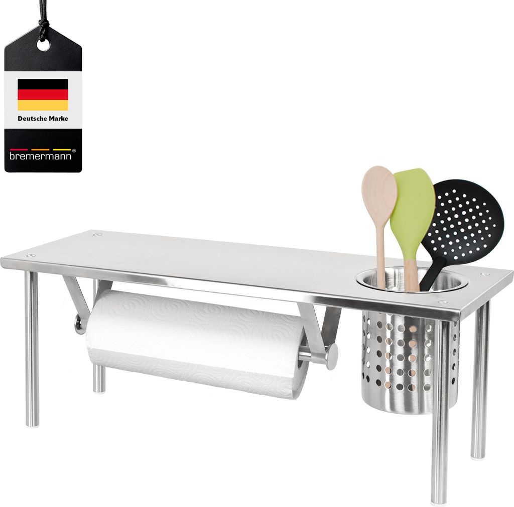bremermann Küchenregal mit Rollenhalter und Produktbild 