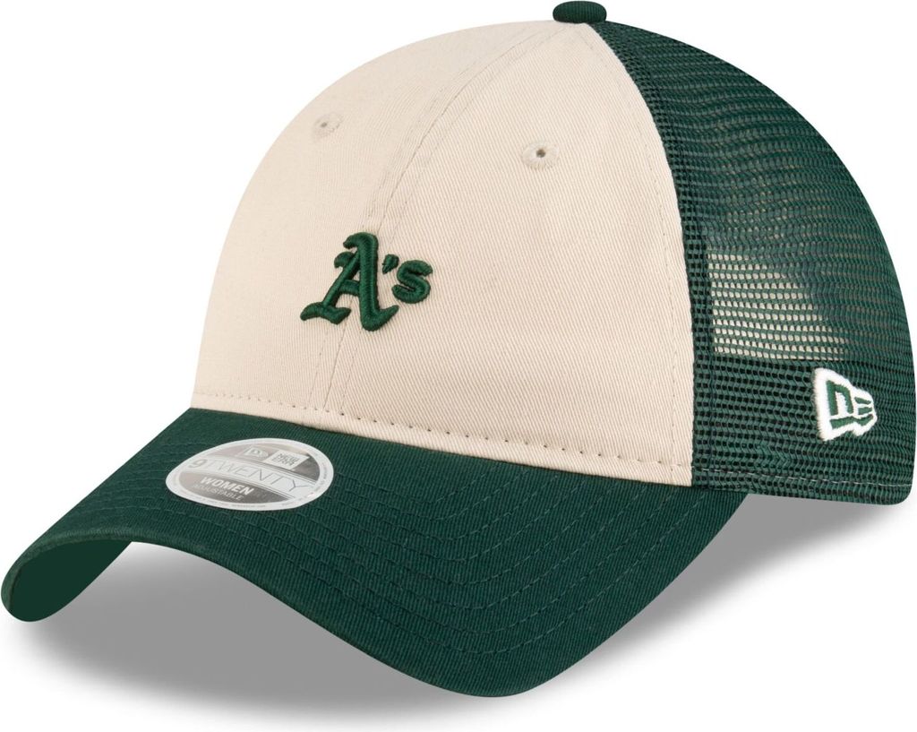 New Era 9Twenty Mesh Damen Cap - Oakland Athletics beige