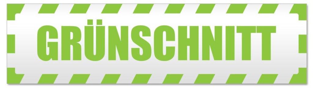 Kiwistar - Autoaufkleber - Lindgrün - 60 x 16 cm - Grünschnitt gestreift - Hinweis Aufkleber Sticker für Auto, Kfz, Fahrrad, PKW, LKW