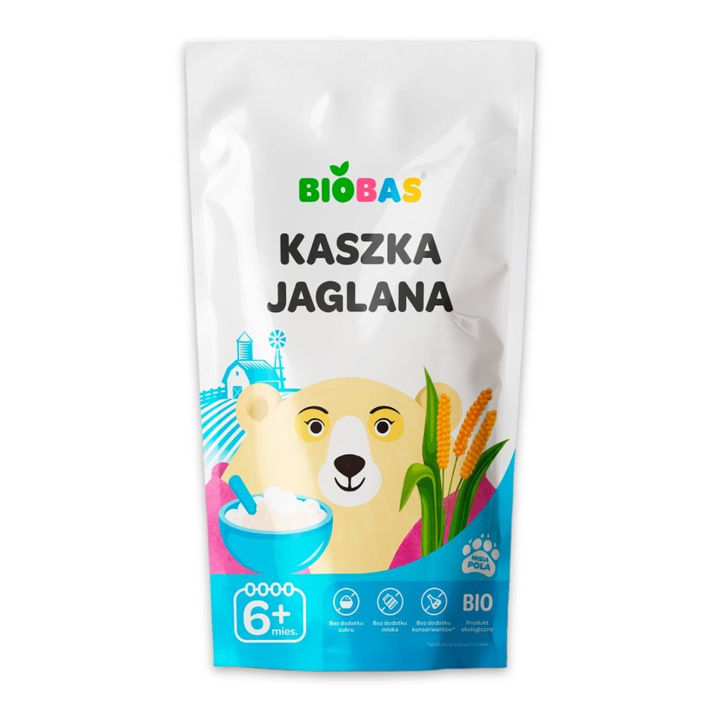 Kaszka JaglanaEkologiczna Bezmleczna Bez Cukru Dla Dzieci Zdjęcie produktu 