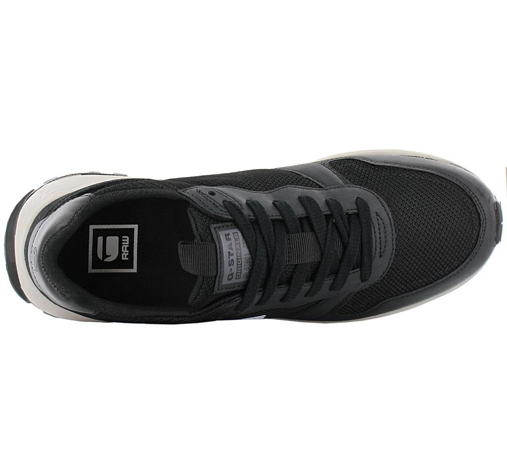 g star herren schuhe schwarz GStar Herren Sneaker in Schwarz, Größe 44