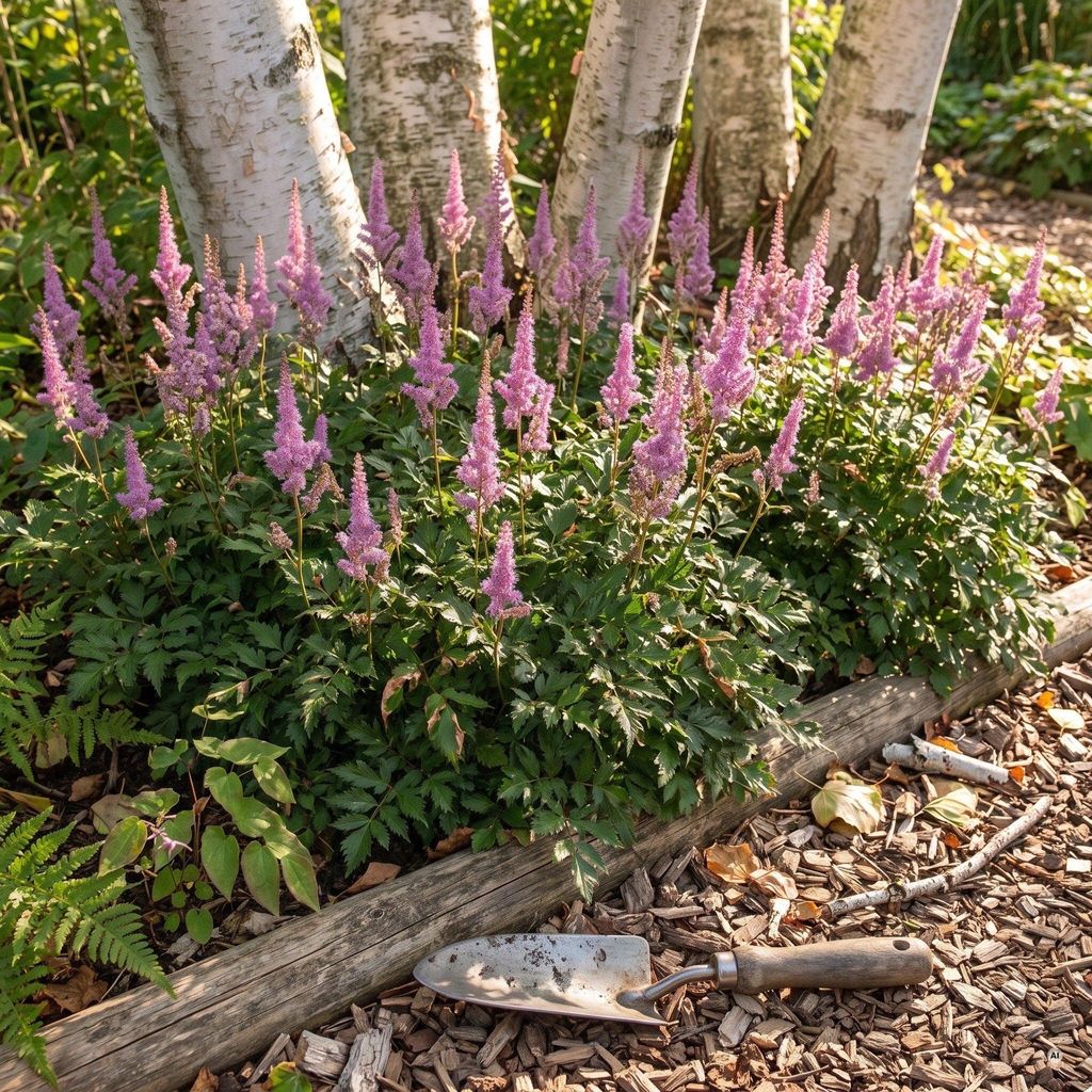 Stauden Gänge 3 x Astilbe chinensis pumila im 0,5 Liter Produktbild 