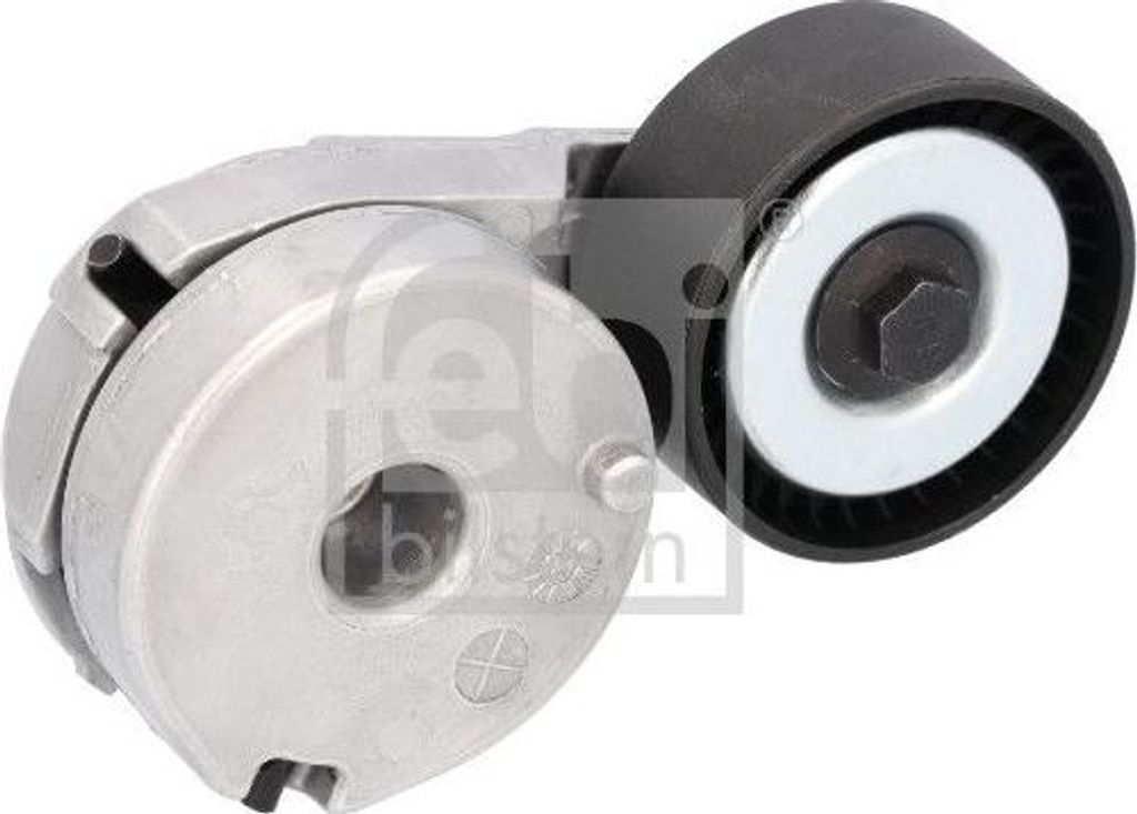 FEBI BILSTEIN 185480 Riemenspanner, Keilrippenriemen OE 11955BV80A kompatibel mit Juke, Pulsar, Kadjar, Megane