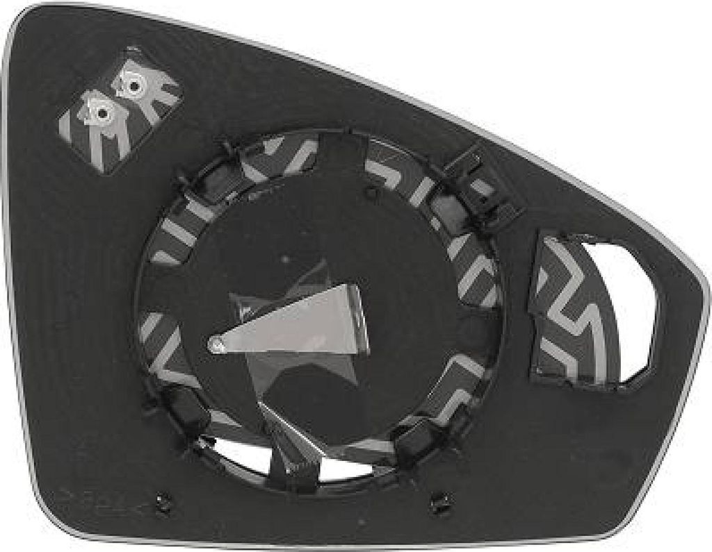 DIEDERICHS Spiegelglas Außenspiegel Links für VW TIGUAN (AD1) Beheizbar Asphärisch 2256127