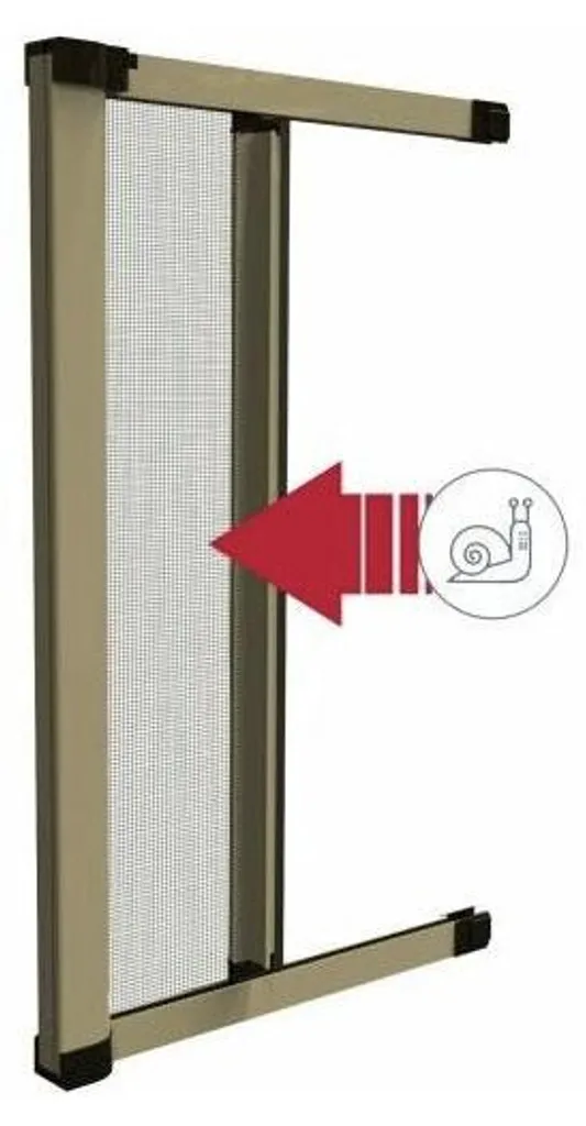 Moustiquaire latérale enroulable pour porte et baie vitrée 160 x 250 cm