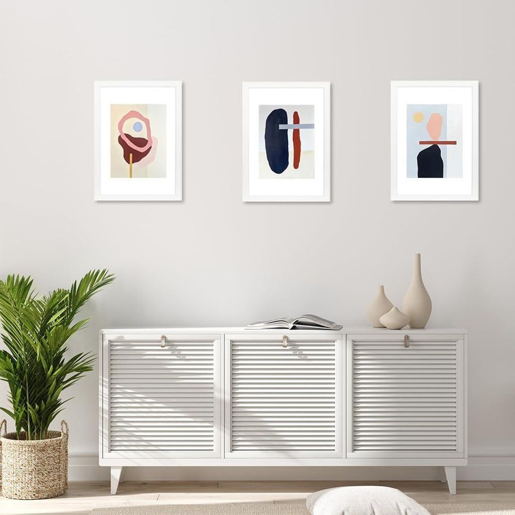 Weiße A4-Fotoliste - einfach und stilvoll - Set von 3