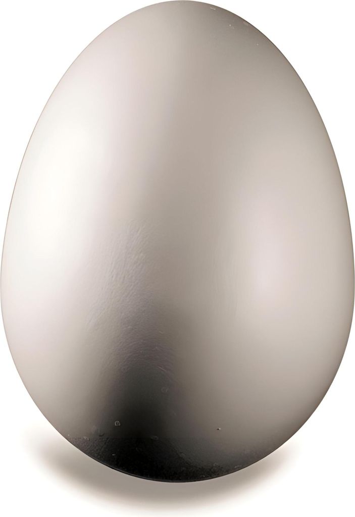 Styroporeier-Set, 5 Stück, weiß, oval Produktbild 