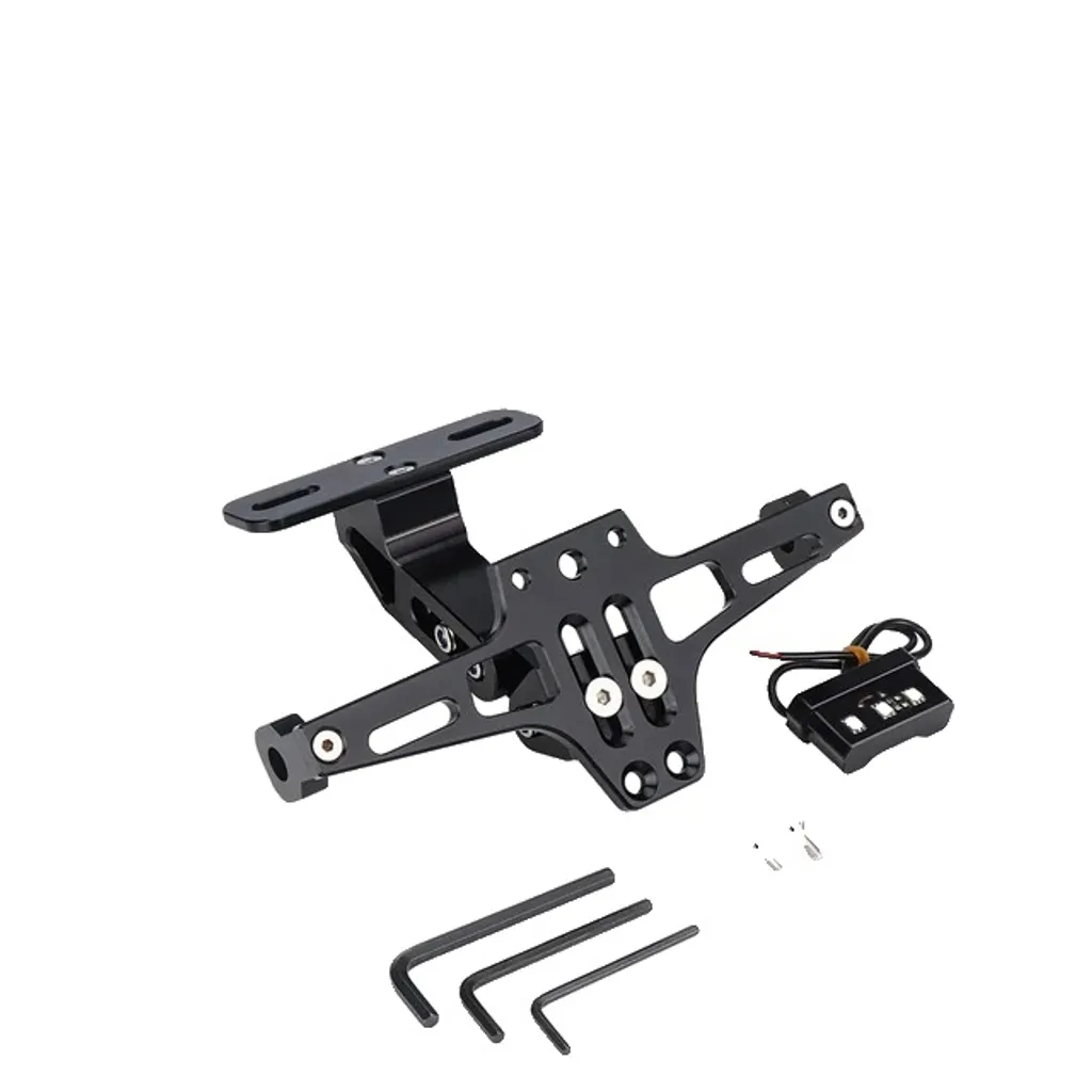 Support de plaque d'immatriculation moto universel pour tuning