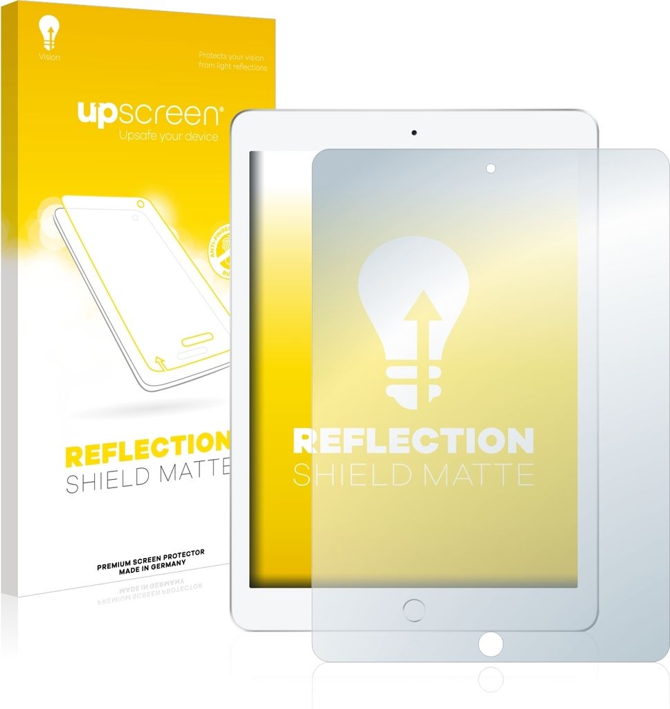 upscreen Schutzfolie für Apple iPad Air / Air 2 / Pro (9.7) Displayschutz Displayschutzfolie Folie Matt Entspiegelungsfolie