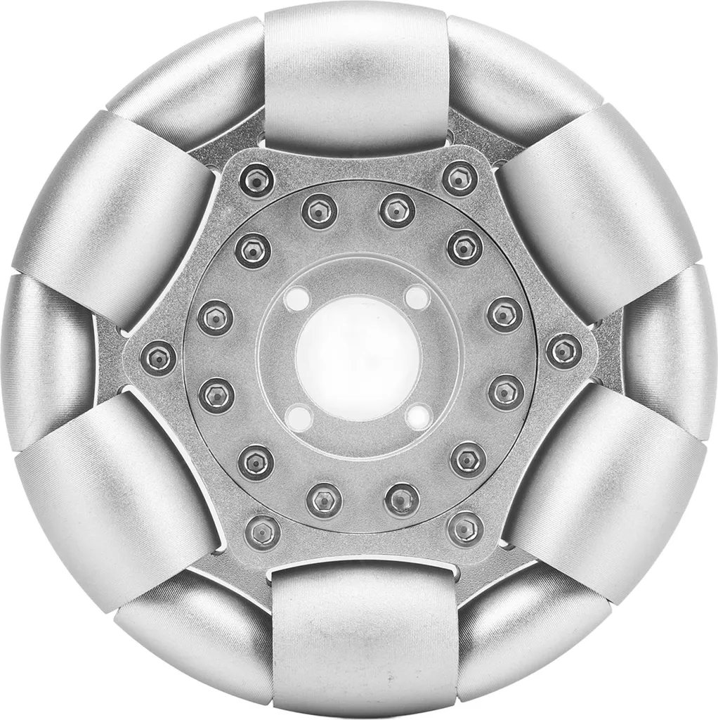 Roue omni 127mm pour robotique mobile et équilibre de charge
