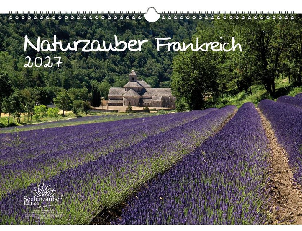 Naturzauber Frankreich DIN A3 Kalender für 2027 Urlaub Landschaft Natur - Seelenzauber
