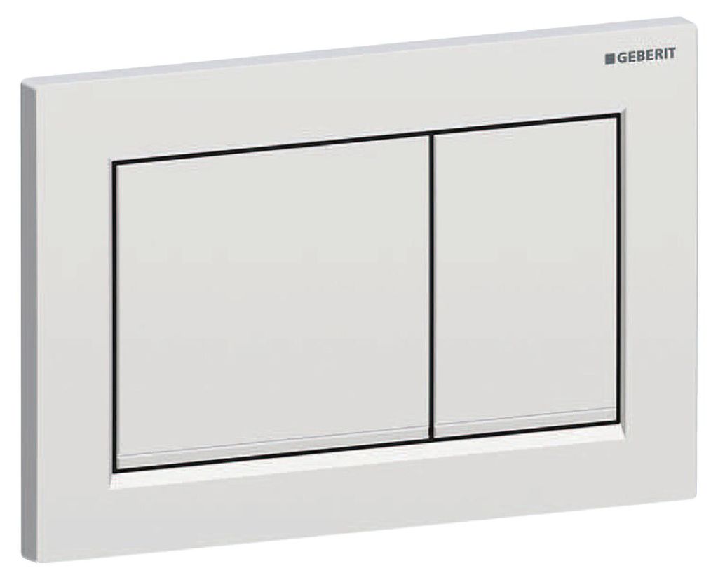 Geberit Omega20 Plaque de déclenchement, pour rinçage à 2 Immagine del prodotto 