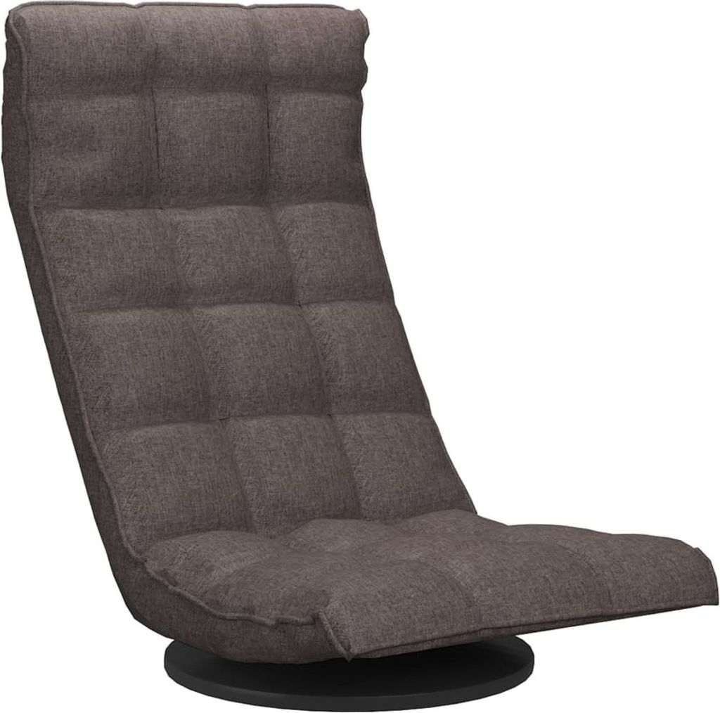 SYFAX Bodenstuhl Drehbar Taupe Stoff