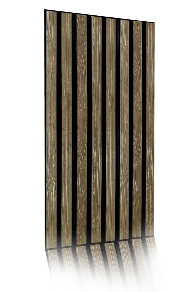 3D PVC Wandpaneele Wandverkleidung PVC-Verkleidung Stein Holz Mosaik Fliesen Imitation (ca. 0,5qm)
