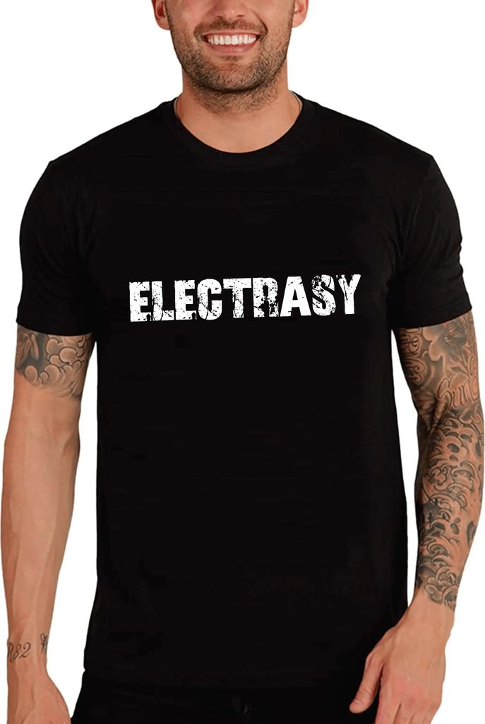 Herren Grafik T-Shirt Electrasy Öko-Verantwortlich Vintage Jahrgang Kurzarm Lustige Druck Geburtstag Geschenk Mann