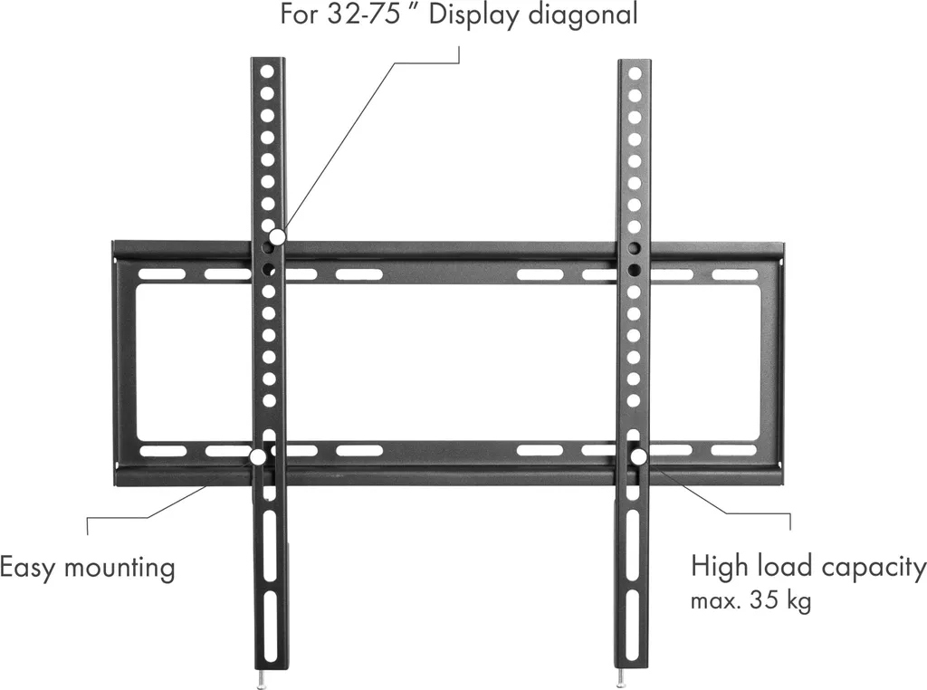 Support mural TV orientable 32-75 pouces : fini les reflets gênants mur
