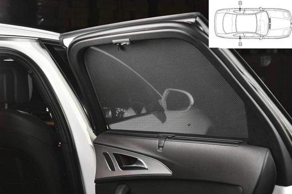 Sonnenschutz für Heckfenster für Volvo V60 (2010-2018), 4-teilig