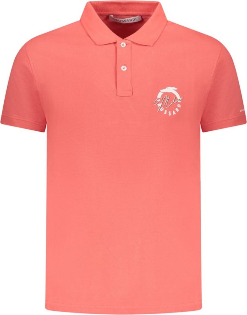Trussardi Herren KURZARM-POLO Rosa TRU25MPL01_RS02SALM : Größe - S Größe: S