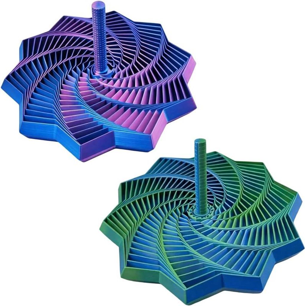 2er Set 3D Fidget Star mit Griff, Erweiterbarer 4,3 Zoll Produktbild 