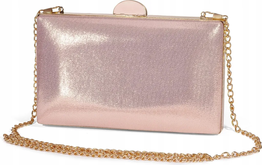 Sac à Main Embrayage avec Chaîne Finition Luxe - Modèle Boîte Rigide - 2