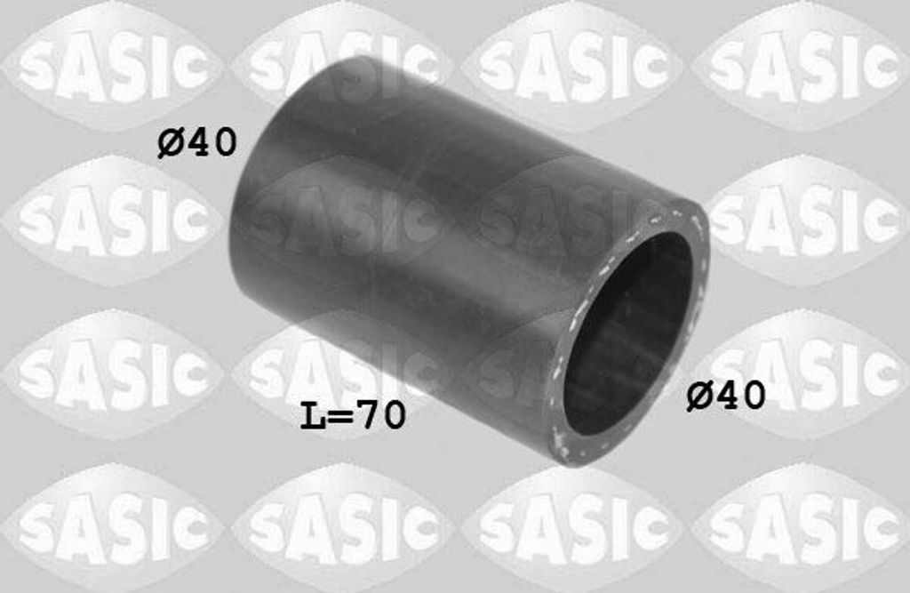 SASIC 3336234 Turbo Ladeluftschlauch für FORD TRANSIT CONNECT (P65, P70, P80)