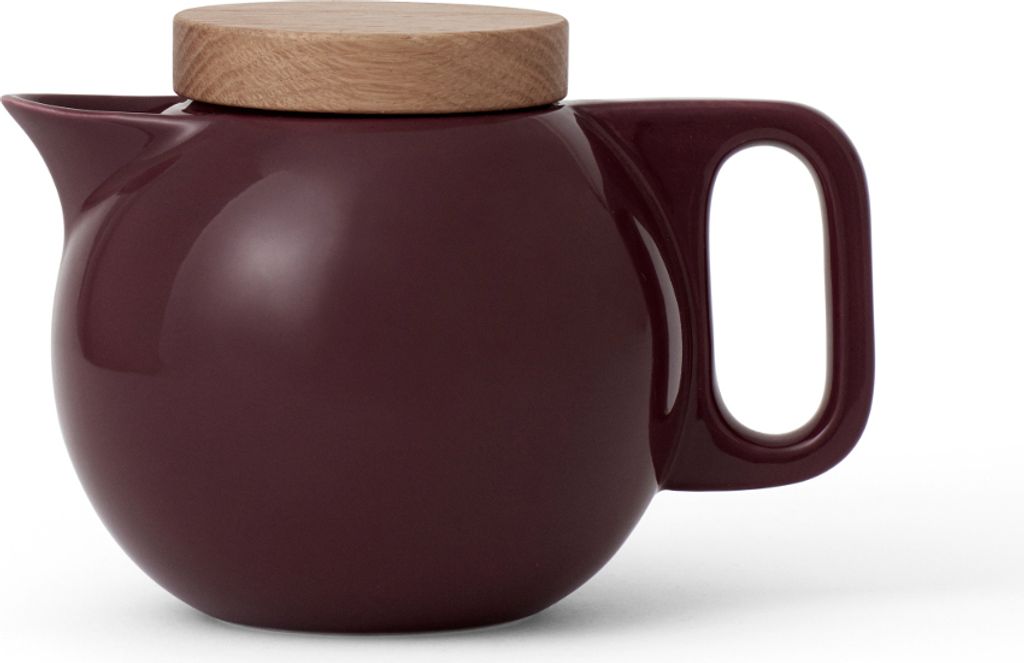 Viva Scandinavia Teekanne Amelia 0,65 l Porzellan bordeaux