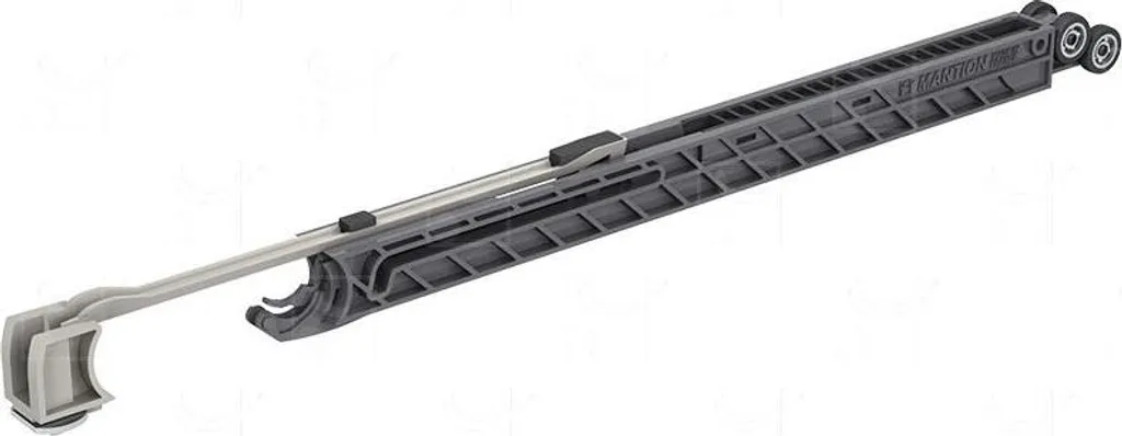 Amortisseur ferme-porte MANTION M67S pour porte 61-80 kg - Argent