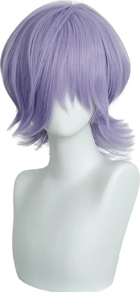Parrucca Cosplay Viola Professionale INF - Fibra Alta Temperatura Regolabile - 1