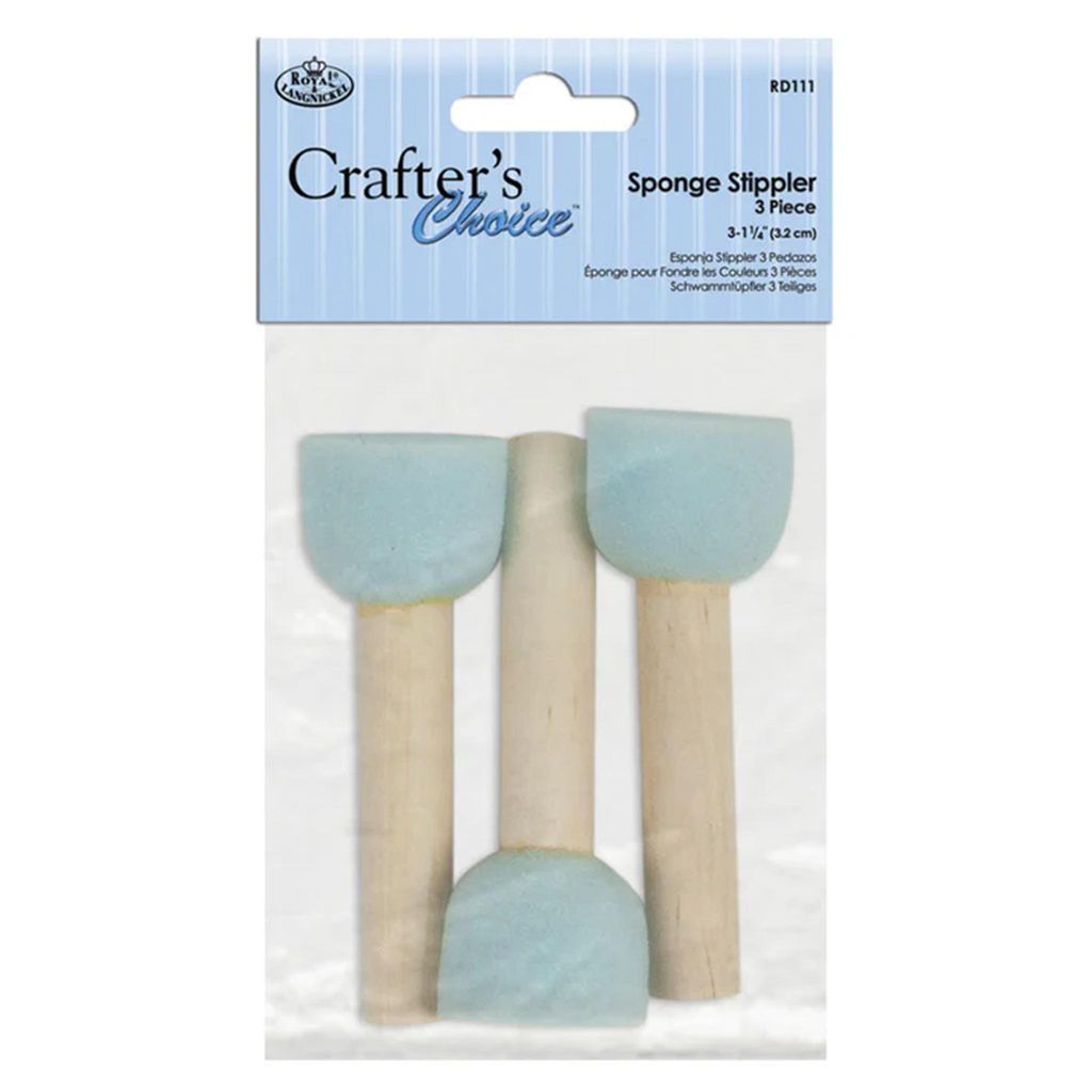Royal & Langnickel Mittleres Schwamm-Stupfer-Set 1 1/4 (3,2 cm), 3er-Pack