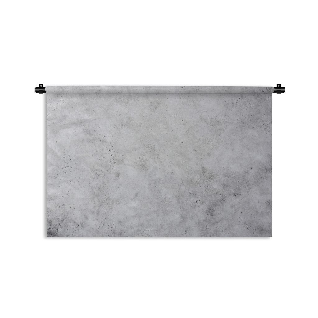 MuchoWow Wandteppich Wandbehang Wand - Weiß - Grau 150x100 cm Tapisserie Dekoration Wandtuch - Waschbar - Tapisserien - Wand-Decke